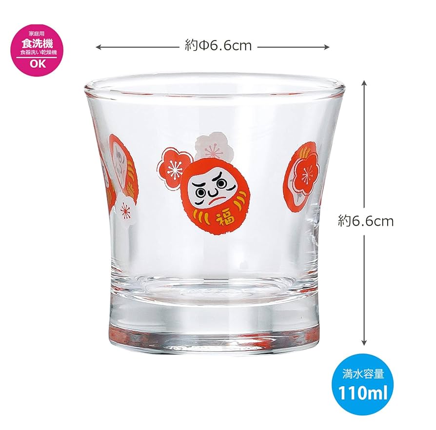 Amazon.co.jp: 東洋佐々木ガラス 日本酒グラス 酒杯 えんぎもの